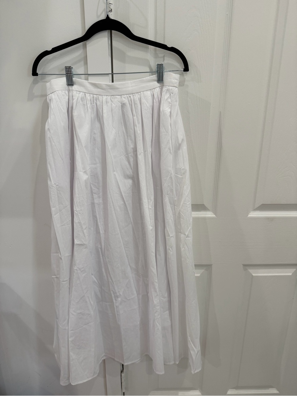 Commense White Women's  Skirt - Classic Elegant Style 100% Cotton and lined!